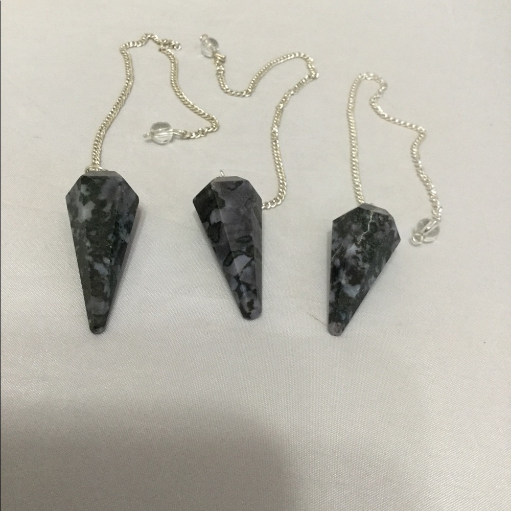 Indigo Gabbro Gemstone Pendulum